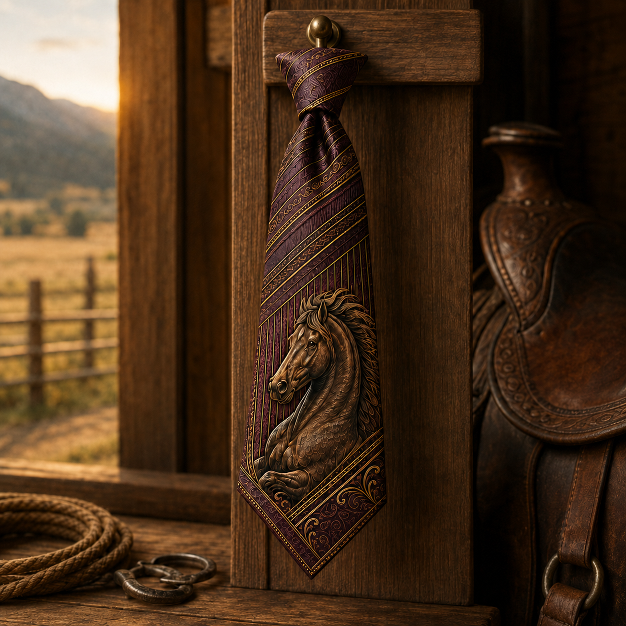Personalized Spirit of Strength Necktie Collection 🦁🦅