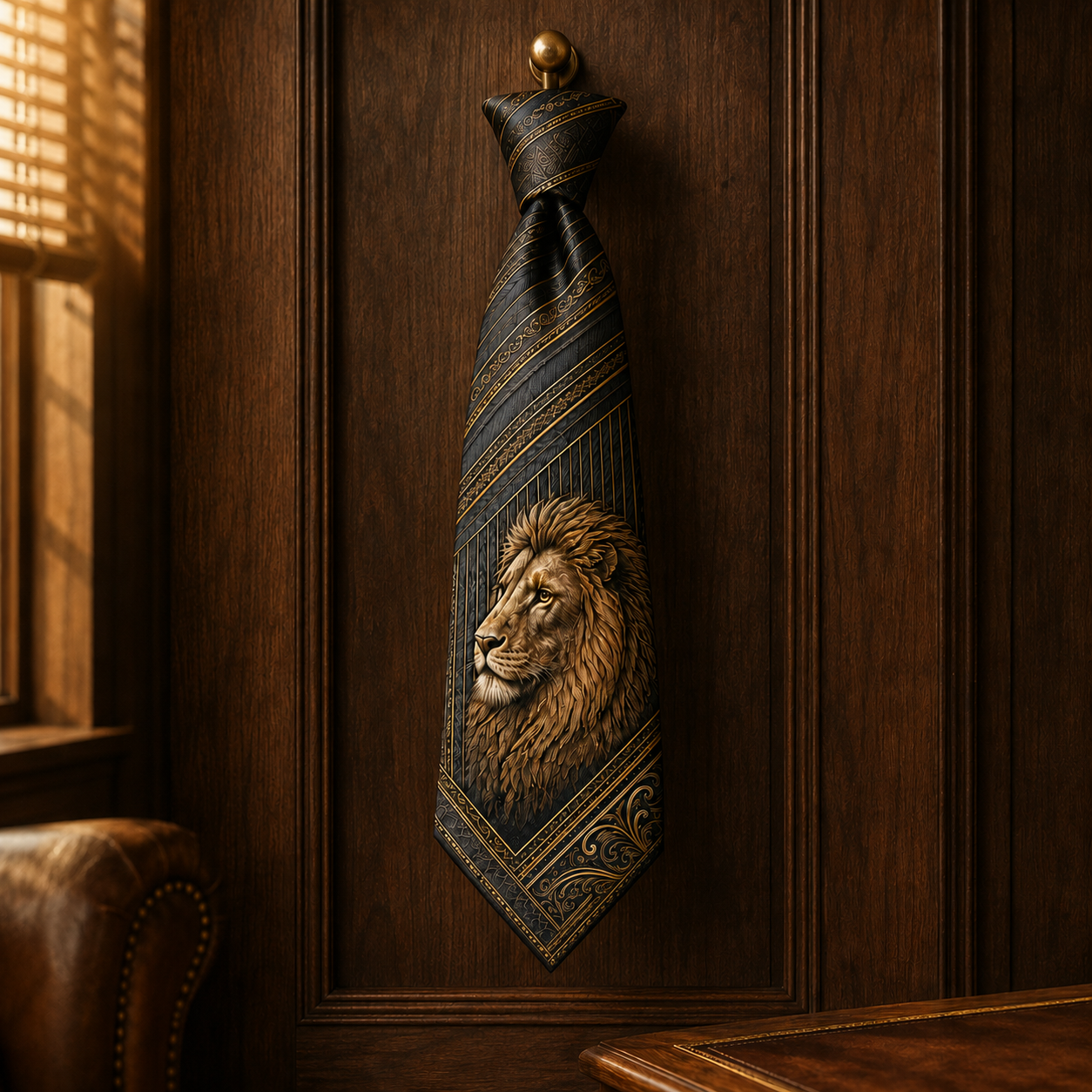 Personalized Spirit of Strength Necktie Collection 🦁🦅