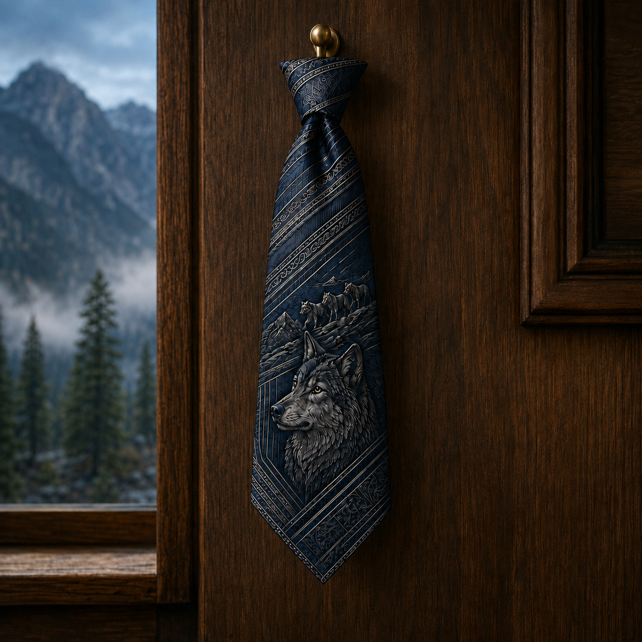 Personalized Spirit of Strength Necktie Collection 🦁🦅