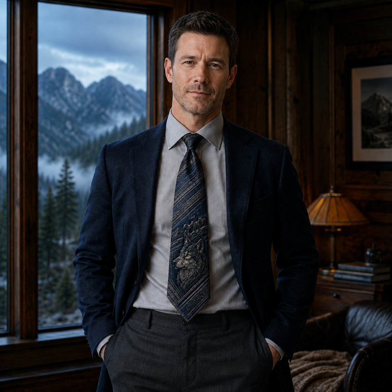 Personalized Spirit of Strength Necktie Collection 🦁🦅