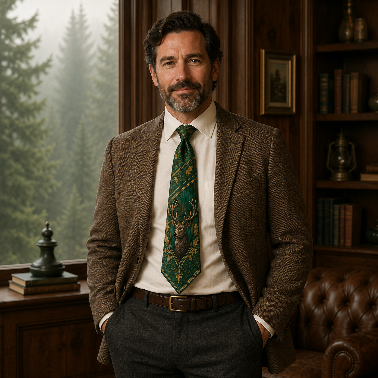 Personalized Spirit of Strength Necktie Collection 🦁🦅