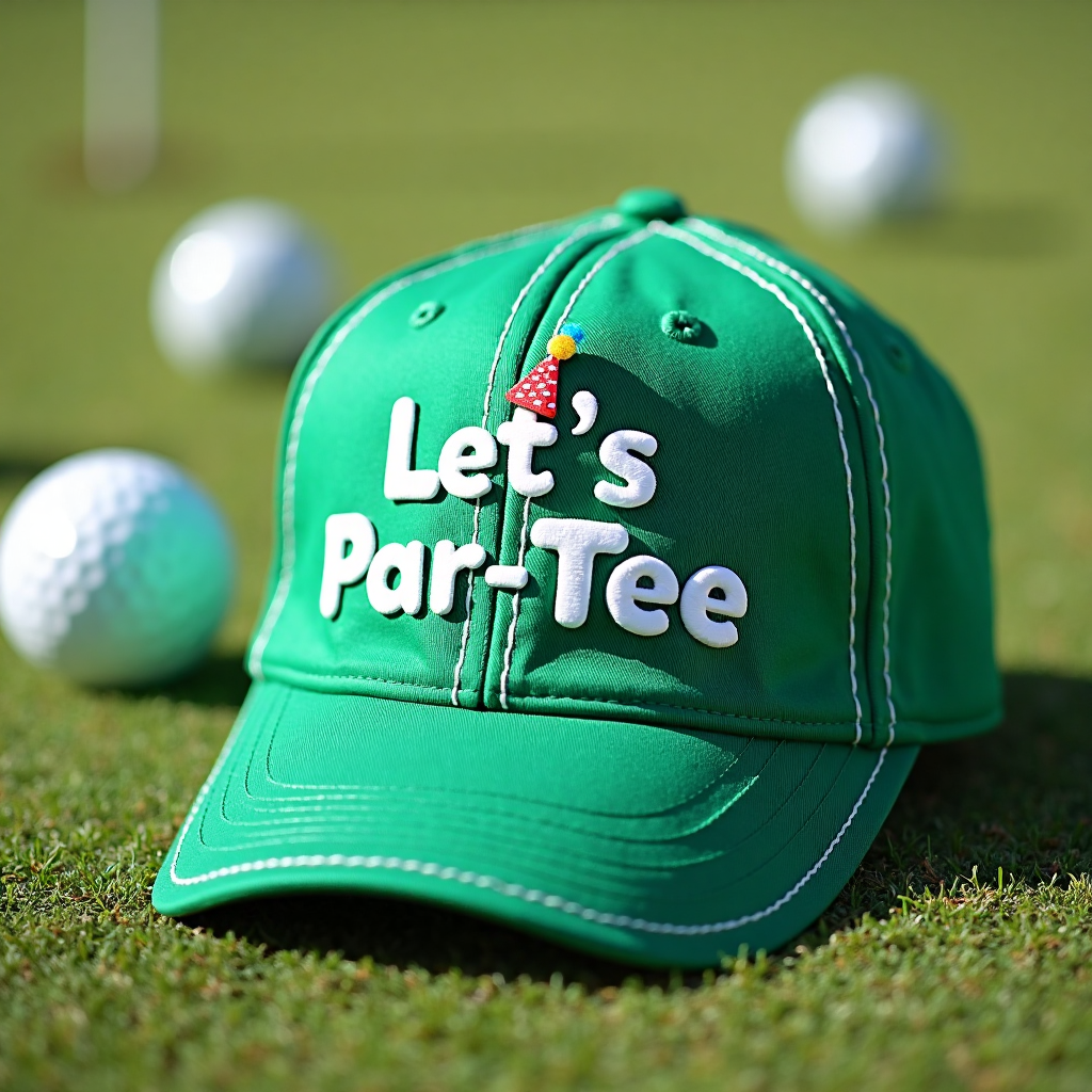 🧢 Let's Par-Tee Funny Golf Hat