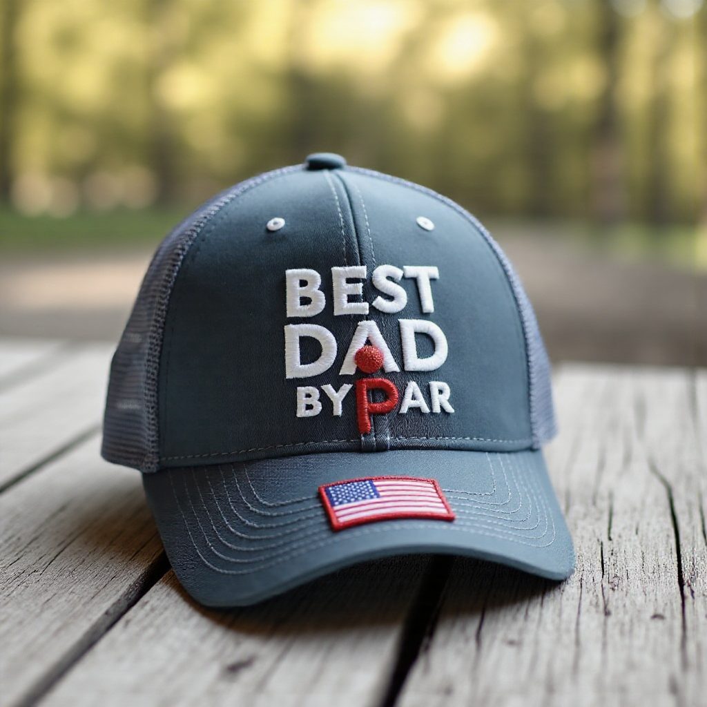 💖'Best Dad by Par' Embroidered Cap