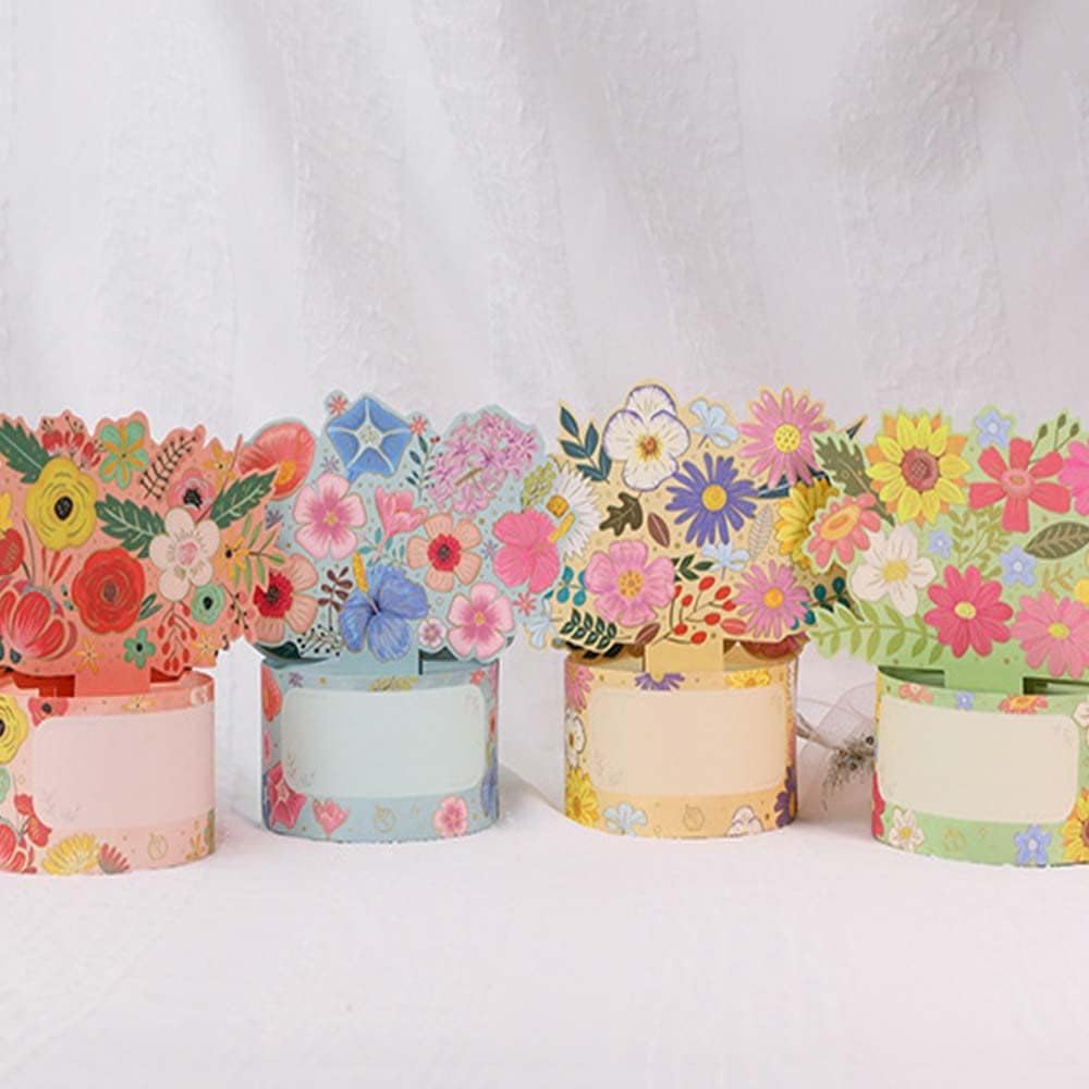 💗MOTHER'S DAY HOT SALE💗 3-D Pop Up Stand Flower Bouquet Greeting Card
