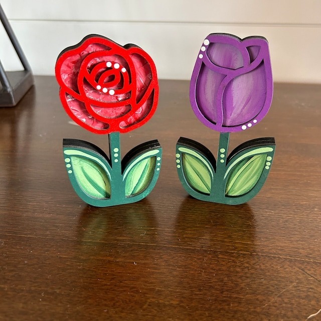 🔥HOT SELL🌷Wooden Flower Ornaments🌷