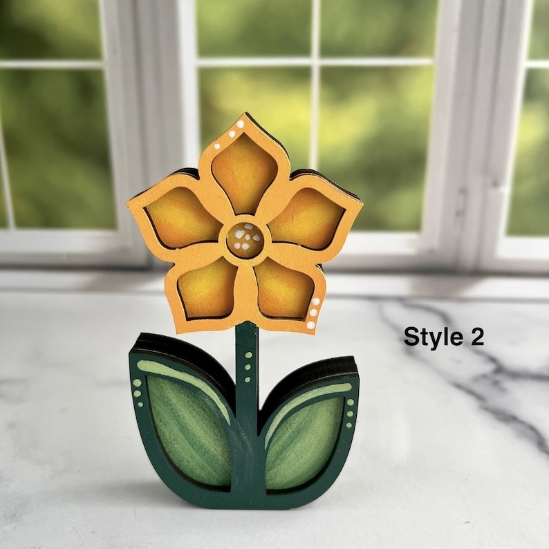 🔥HOT SELL🌷Wooden Flower Ornaments🌷