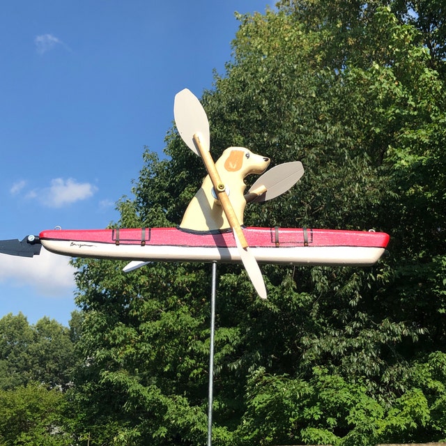 🐾Labrador & Kayak Whirligig