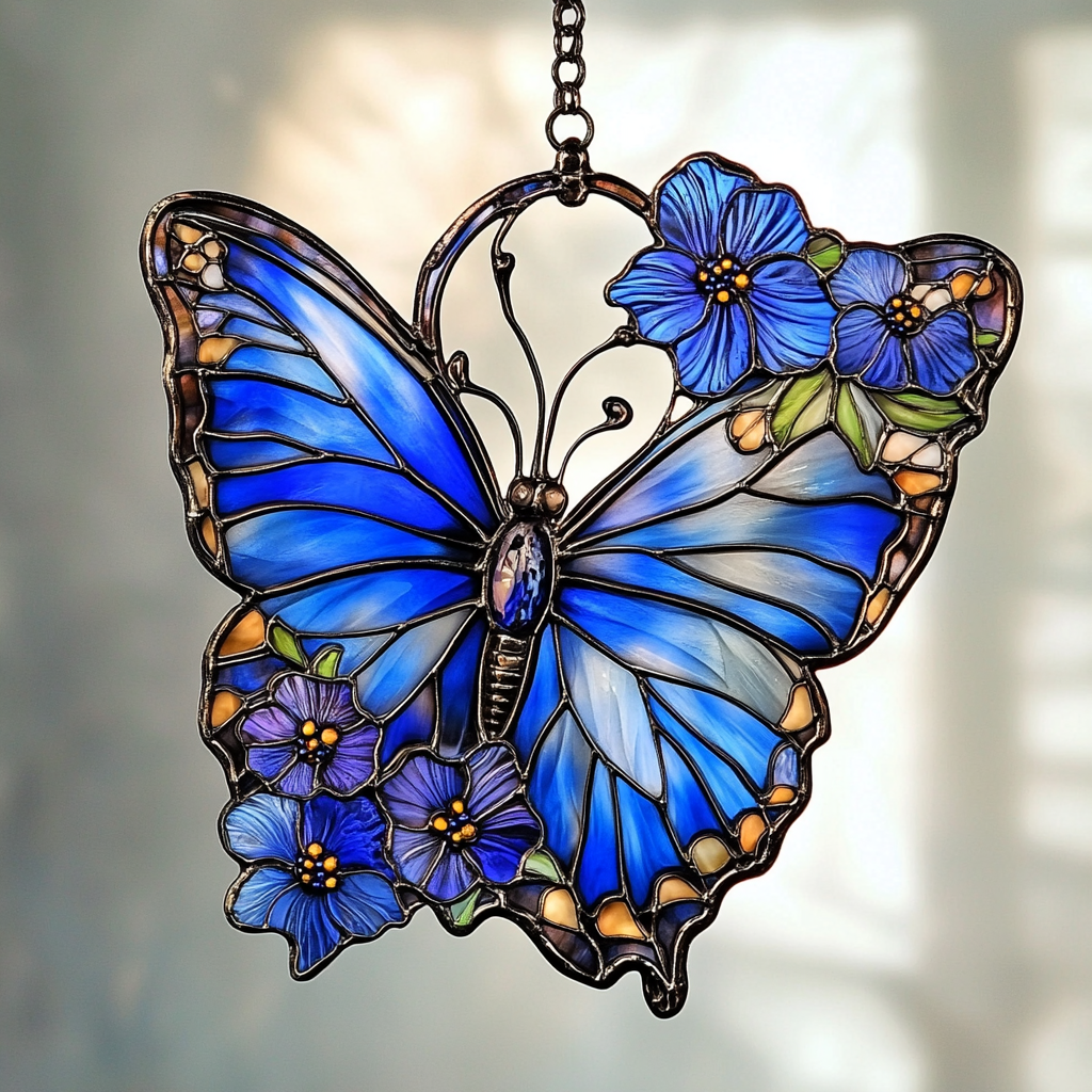 🦋Colorful Butterfly Suncatcher Ornament