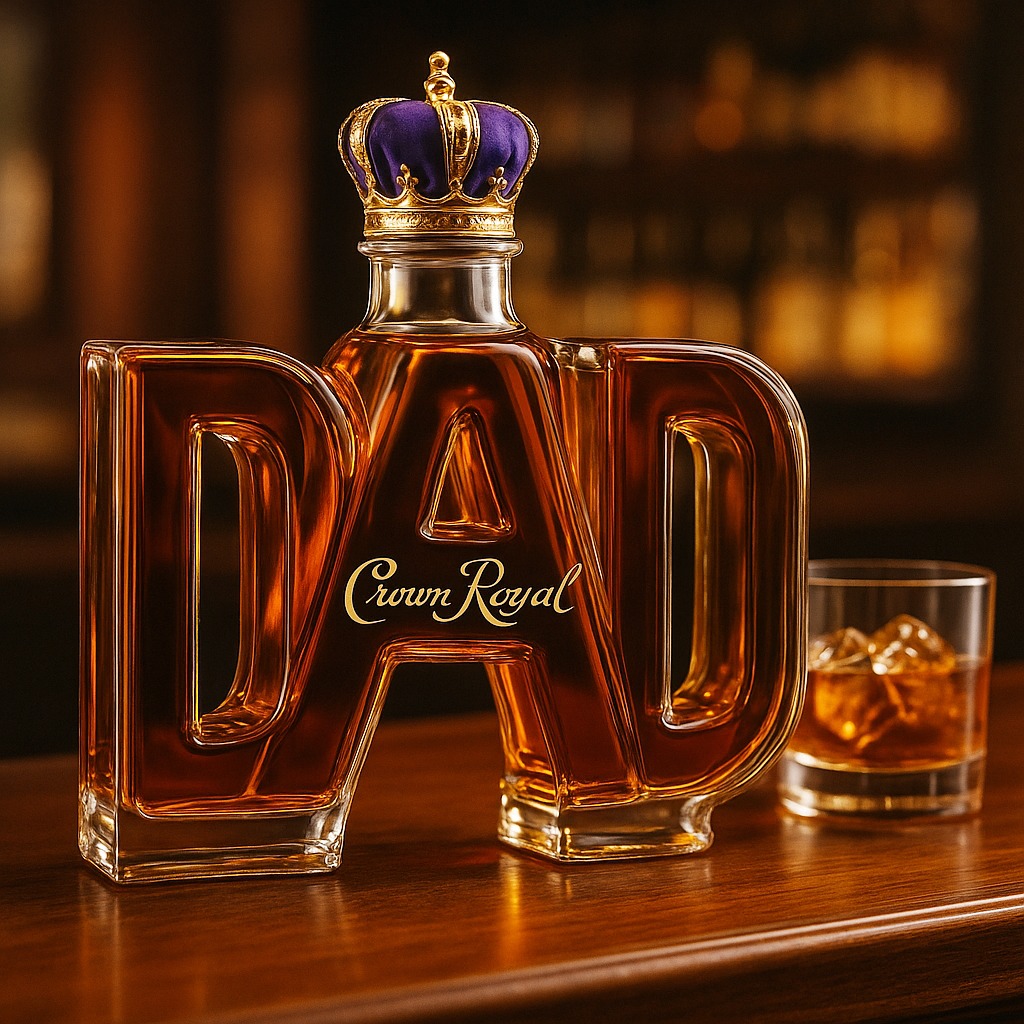 DAD Whiskey Bottle