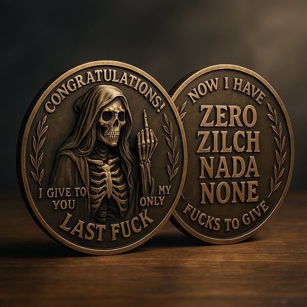 Last Fuck to Give Challenge Coin