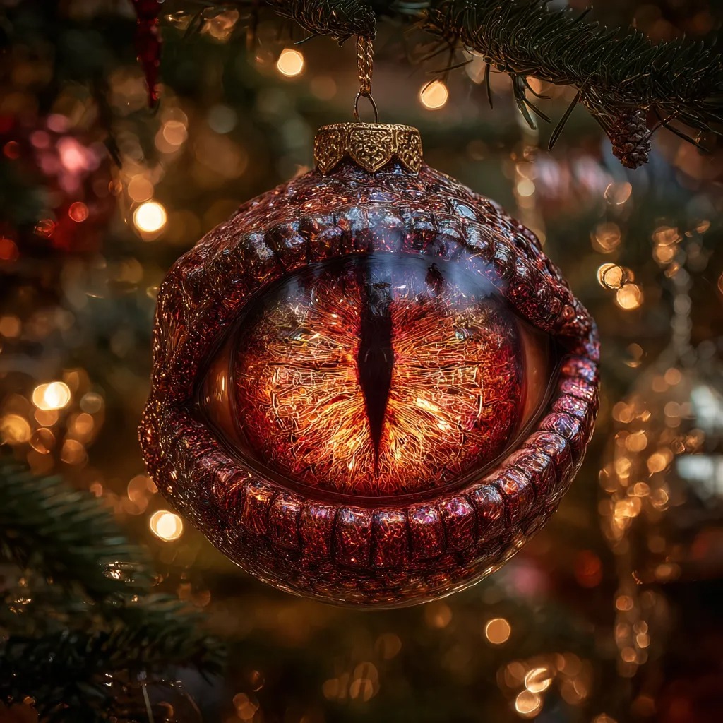 🐉✨Dragon Eye Flat Ornament