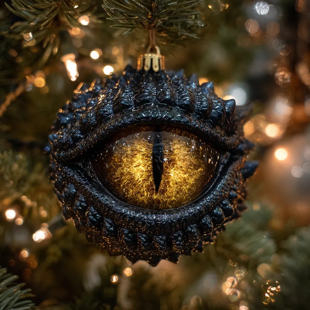🐉✨Dragon Eye Flat Ornament