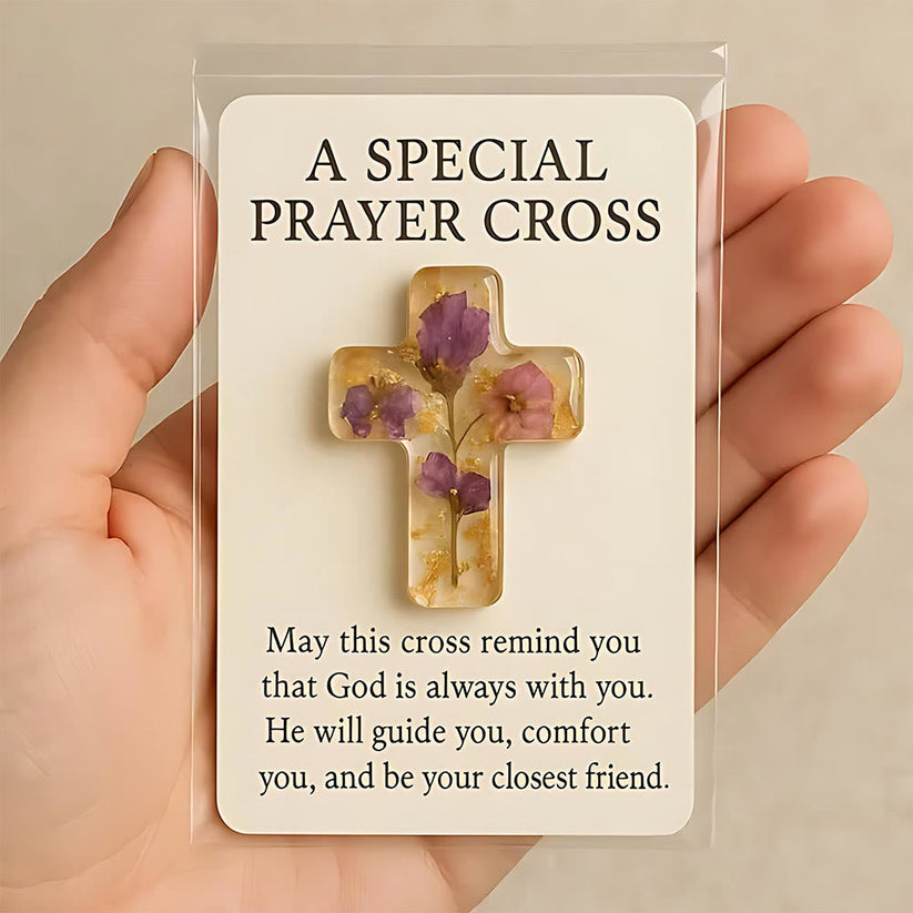 Angel & Cross Pray Ornament (With Card): Tender Devotion for Quiet Moments