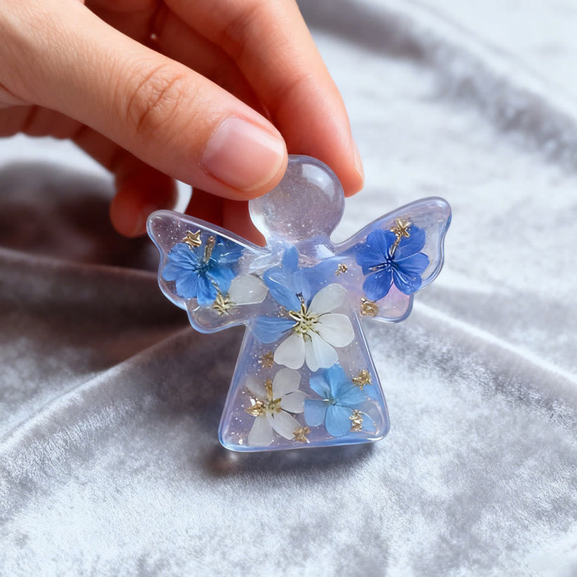 Angel & Cross Pray Ornament (With Card): Tender Devotion for Quiet Moments