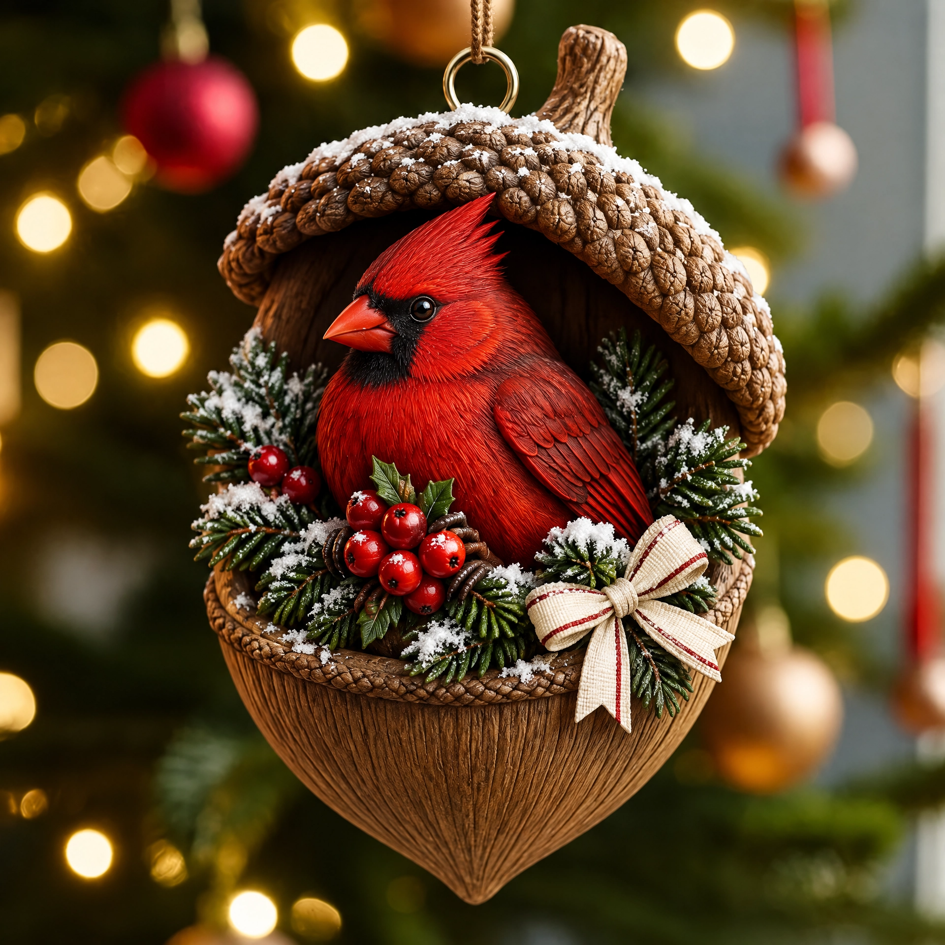 🐿️ Woodland Nut Hideaway Ornament Series – A Tiny Woodland Story for Your Christmas Tree 🎄✨