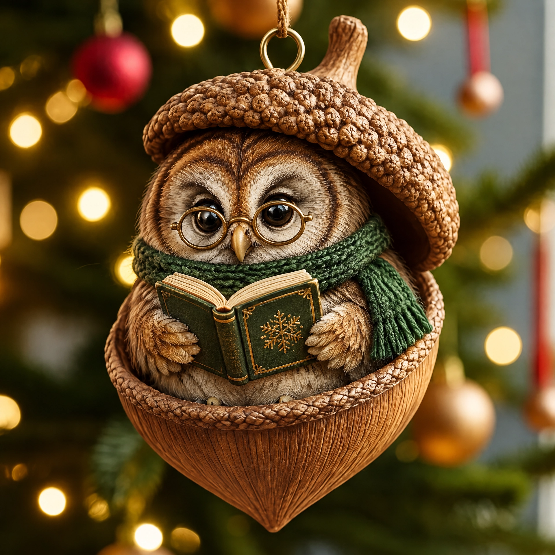 🐿️ Woodland Nut Hideaway Ornament Series – A Tiny Woodland Story for Your Christmas Tree 🎄✨