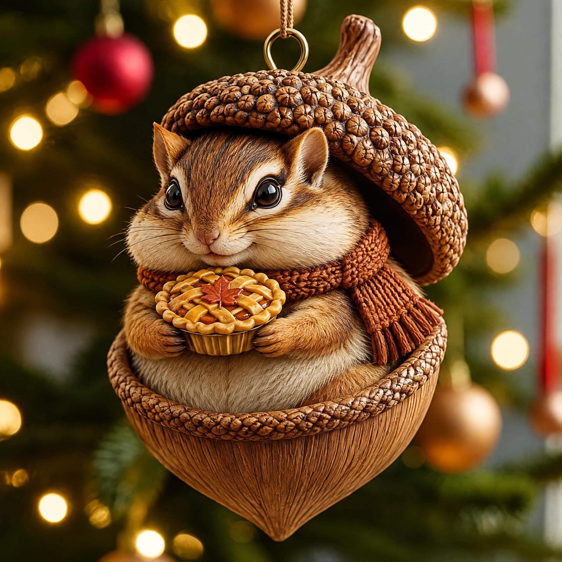 🐿️ Woodland Nut Hideaway Ornament Series – A Tiny Woodland Story for Your Christmas Tree 🎄✨
