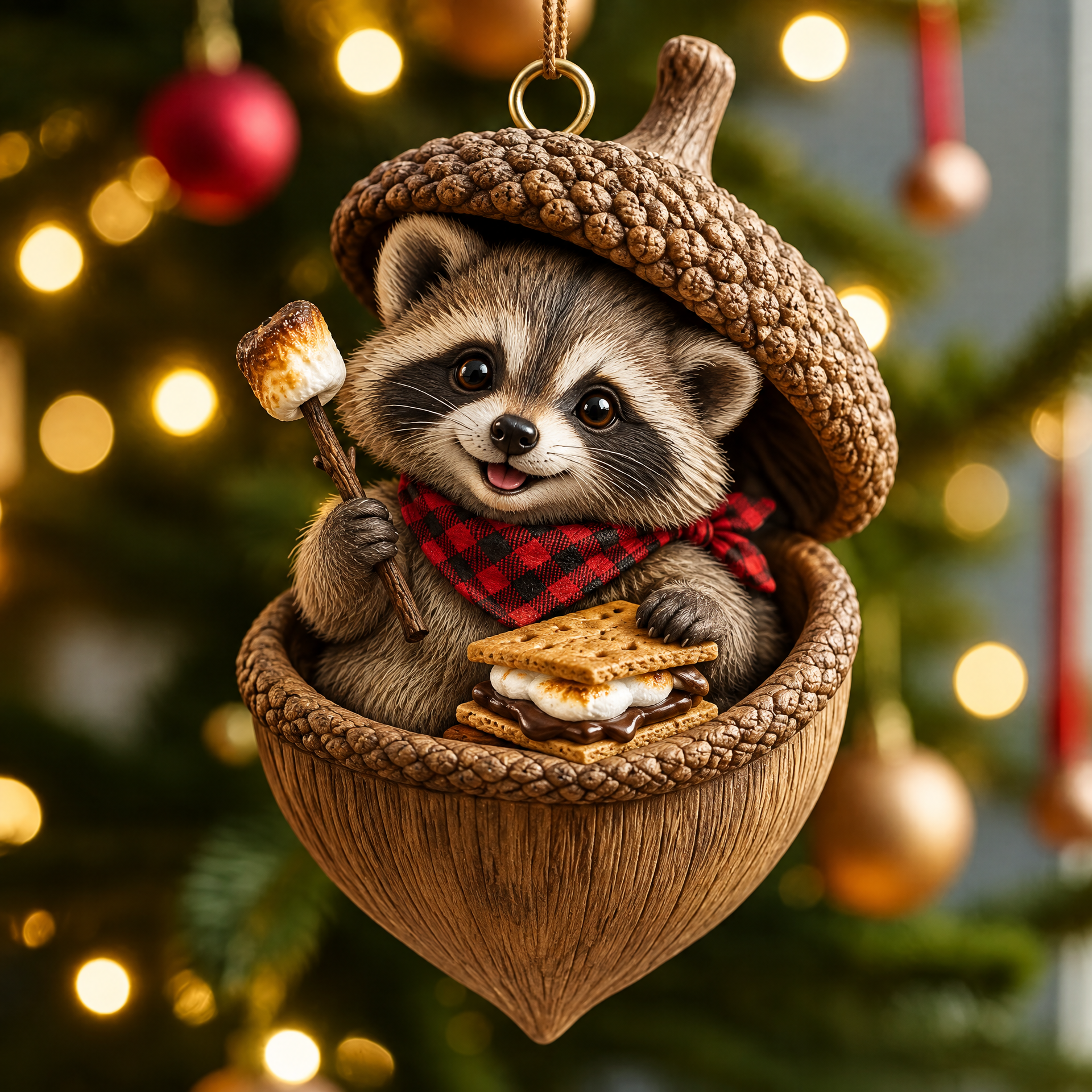 🐿️ Woodland Nut Hideaway Ornament Series – A Tiny Woodland Story for Your Christmas Tree 🎄✨