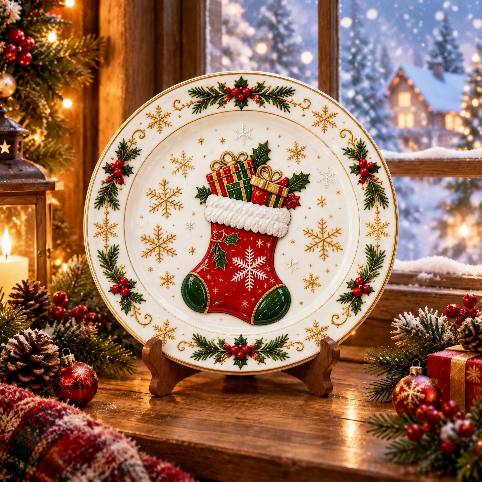 🎄 Christmas Dinner Plate Collection | 6 Festive Holiday Designs 🍽️✨