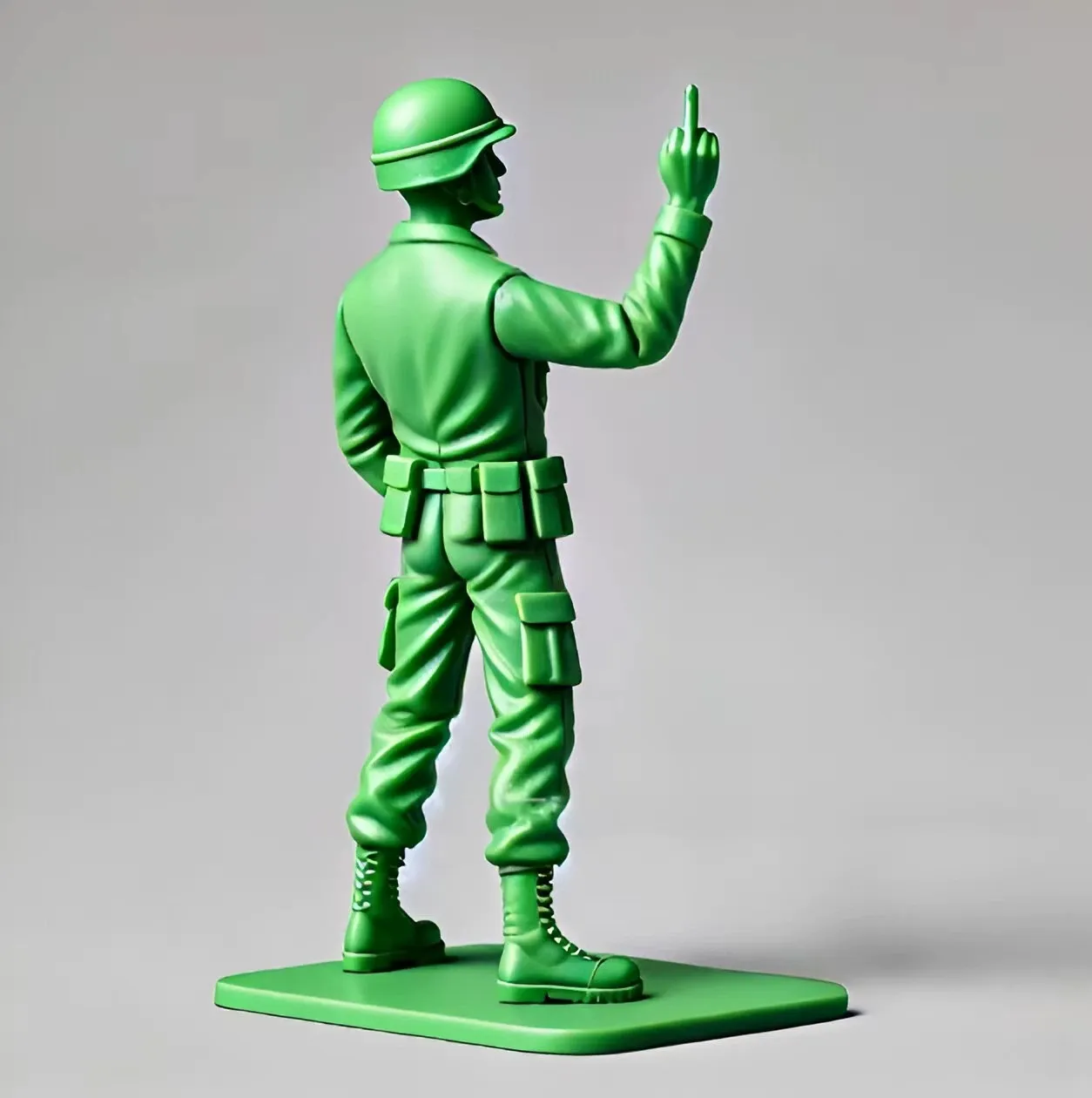 🤣Funny Green Army Man