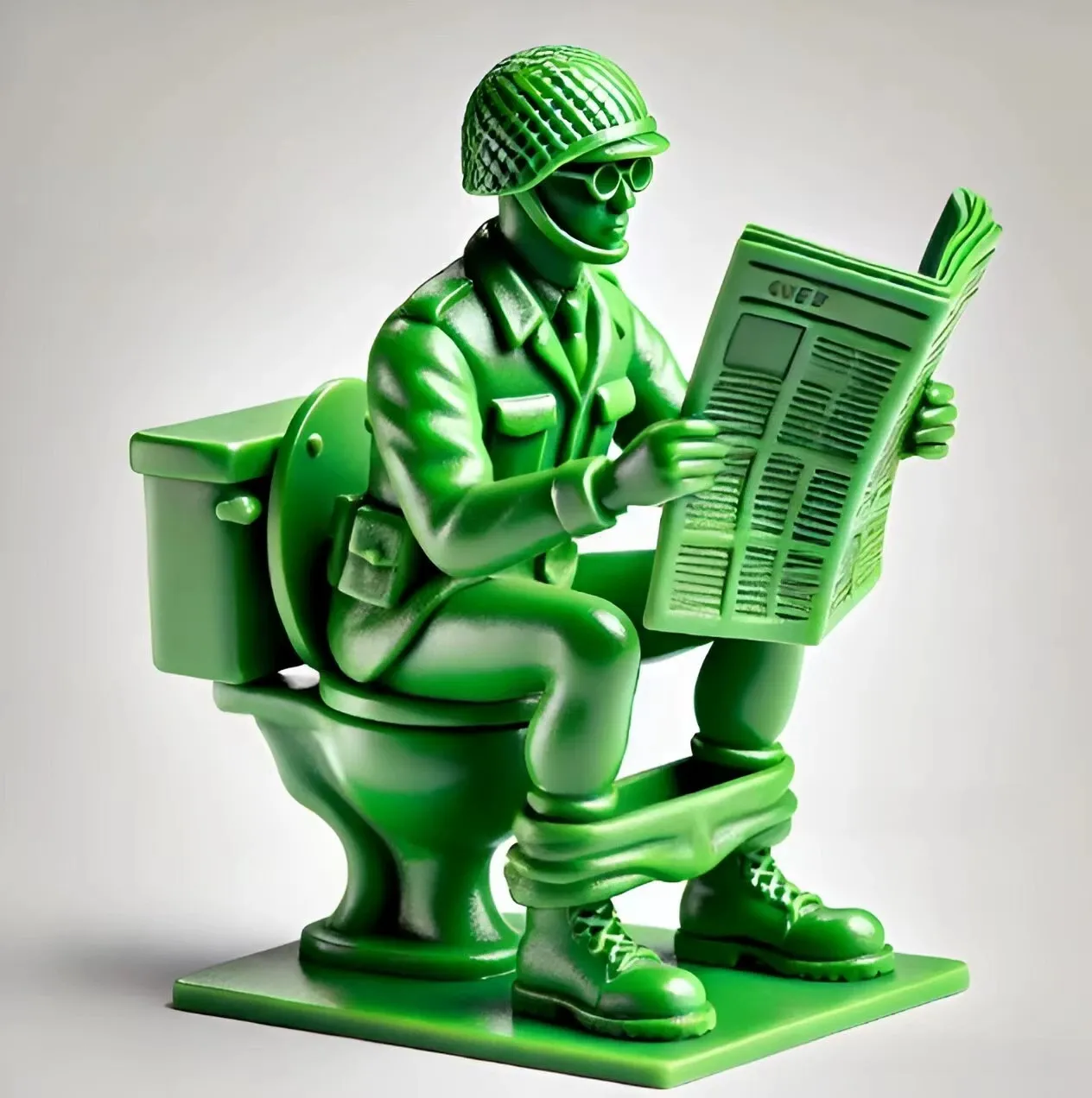 🤣Funny Green Army Man