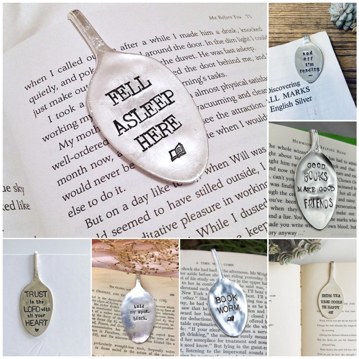 Funny Spoon Bookmark -the perfect gift for a bookworm