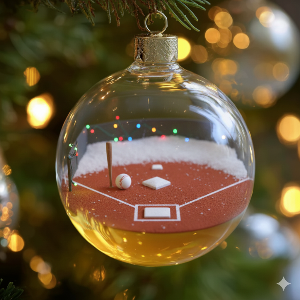 🎄⚽ Sports Globe Christmas Ornaments  ⚽🎄