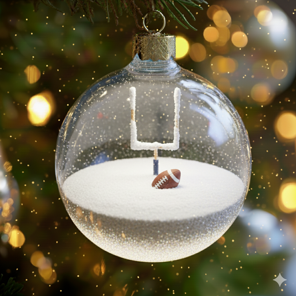 🎄⚽ Sports Globe Christmas Ornaments  ⚽🎄