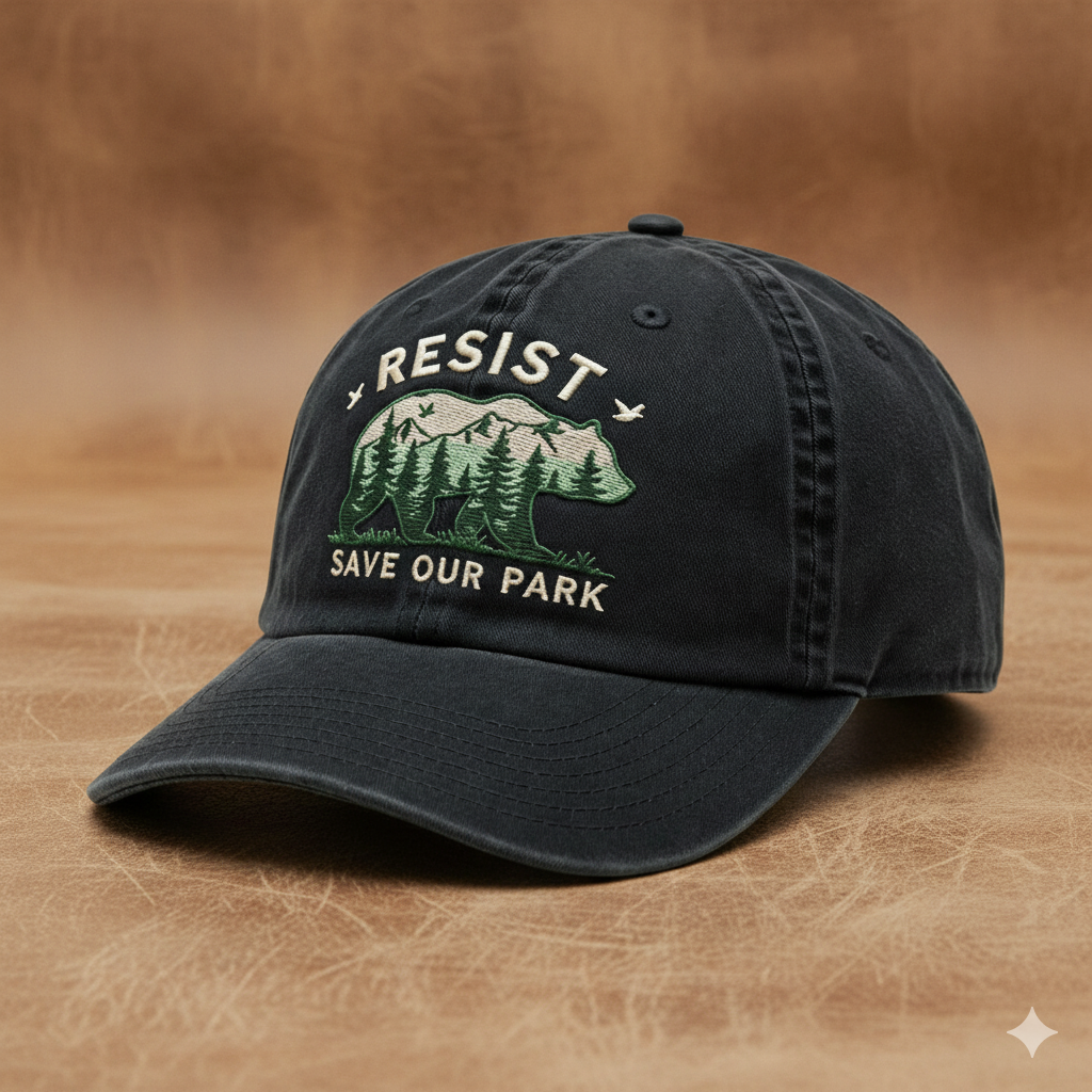 🌲✊ "Save Our Parks" Baseball Cap