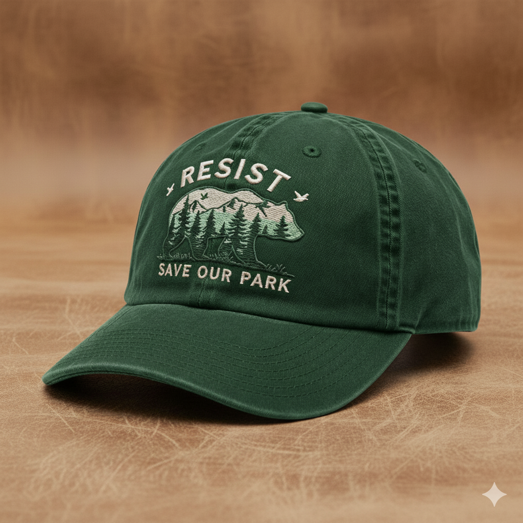 🌲✊ "Save Our Parks" Baseball Cap