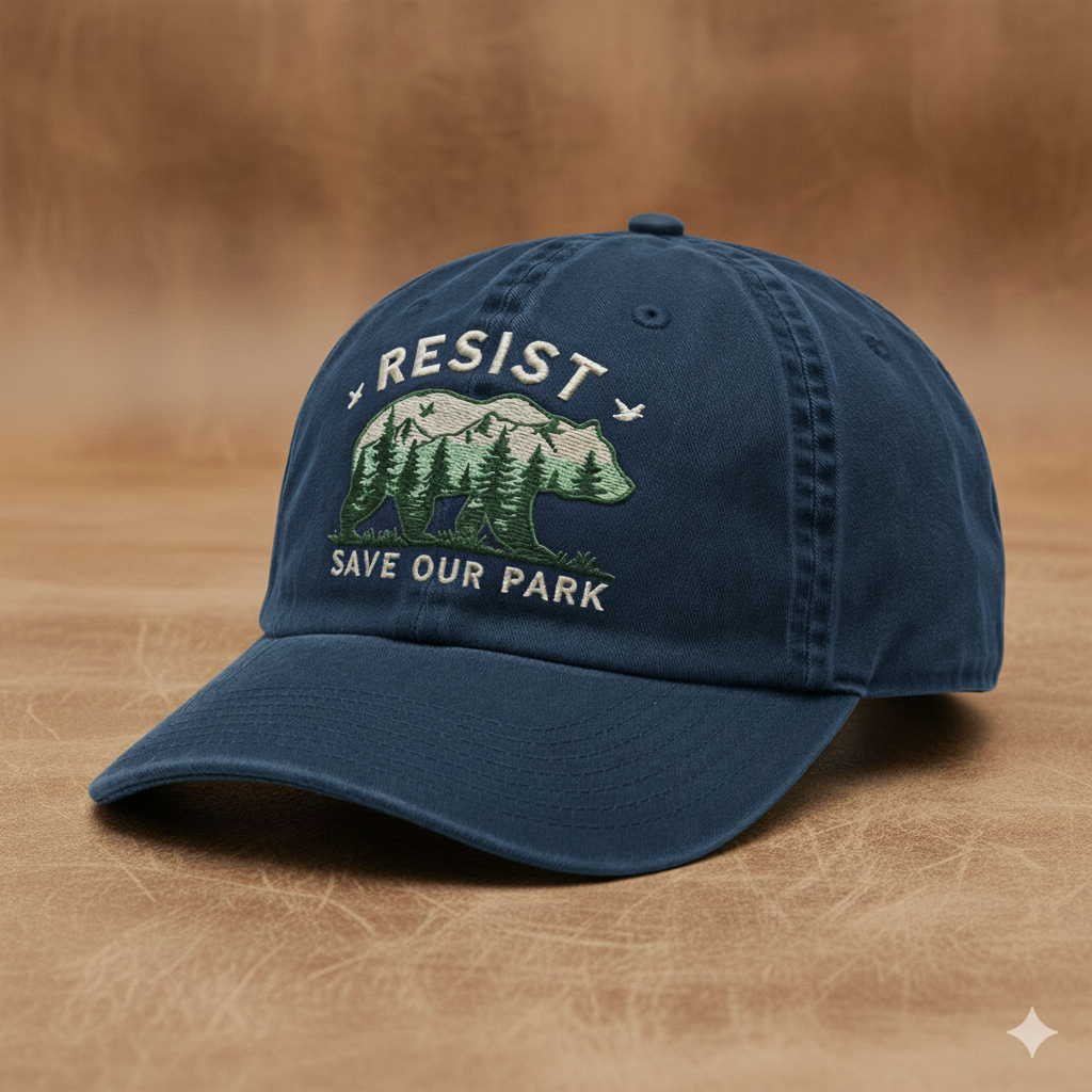 🌲✊ "Save Our Parks" Baseball Cap