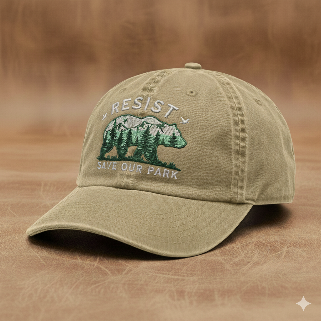 🌲✊ "Save Our Parks" Baseball Cap