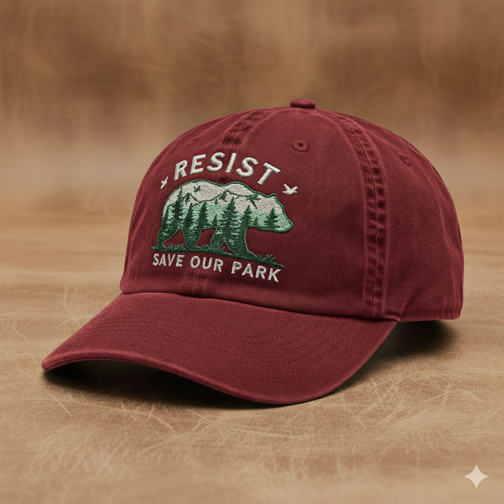 🌲✊ "Save Our Parks" Baseball Cap