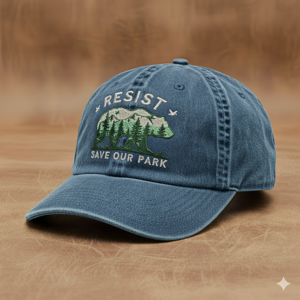 🌲✊ "Save Our Parks" Baseball Cap