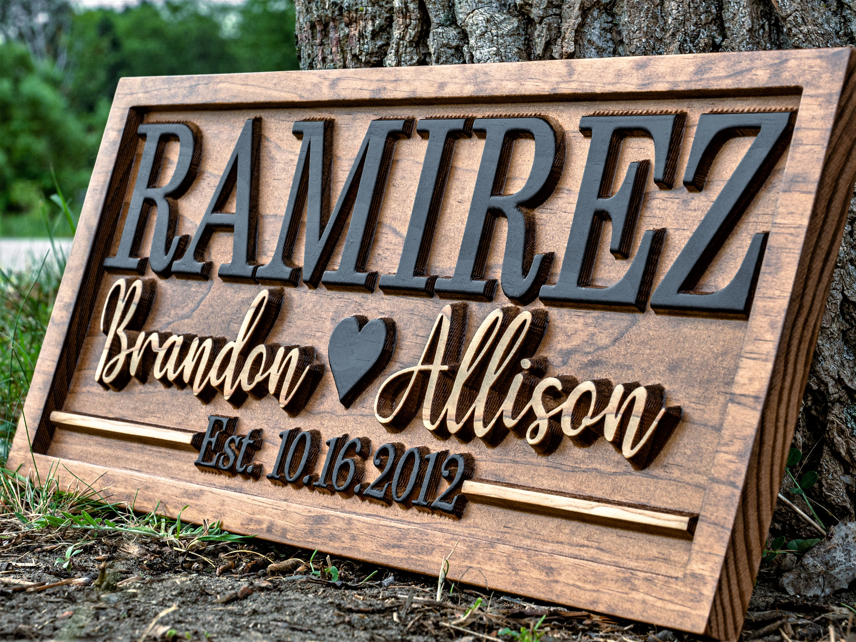 Personalized Wedding Gifts for the Couple | Bridal Shower Gift | Last Name Sign