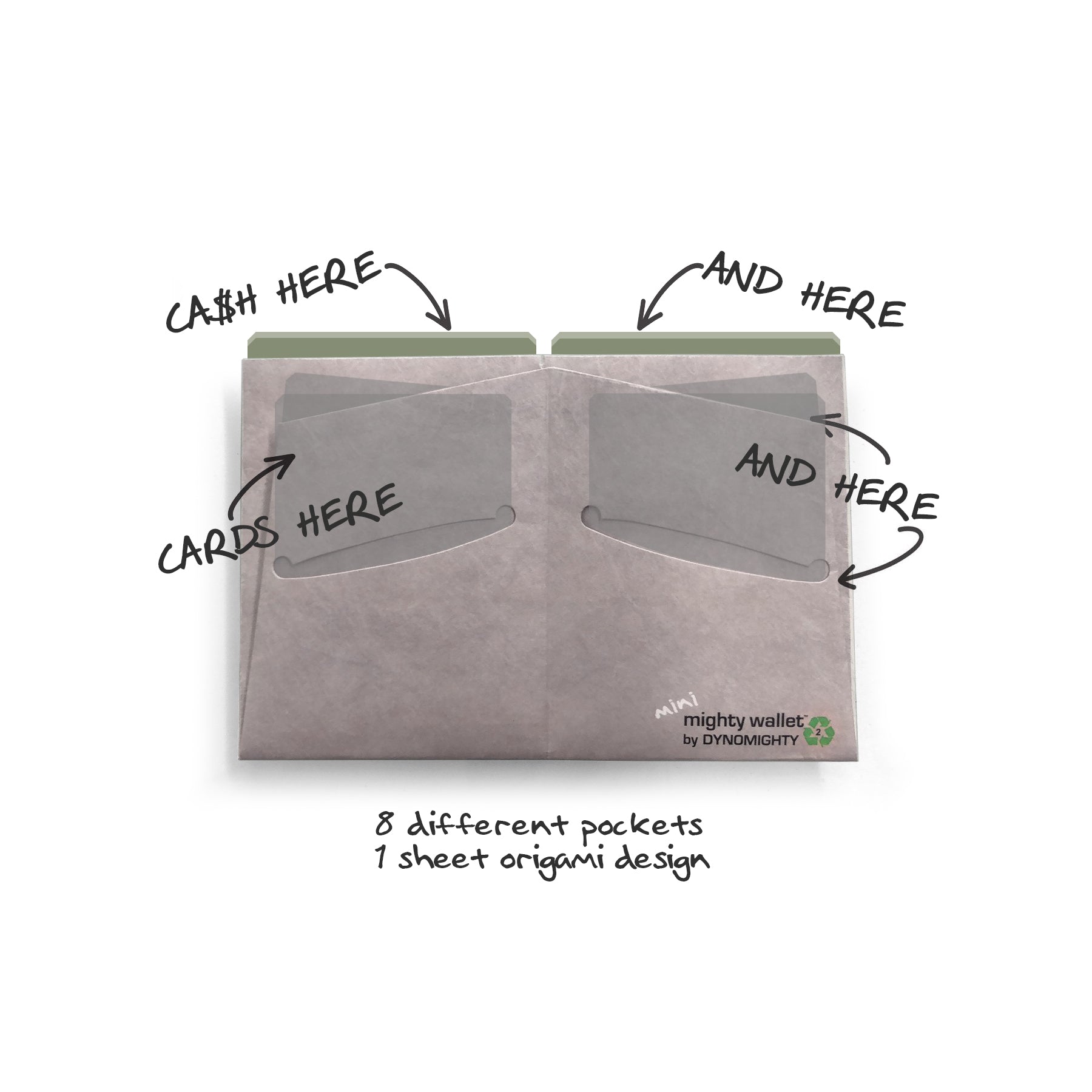 🔥50%OFF!---Rich Black Minimalist - Mini Mighty Wallet