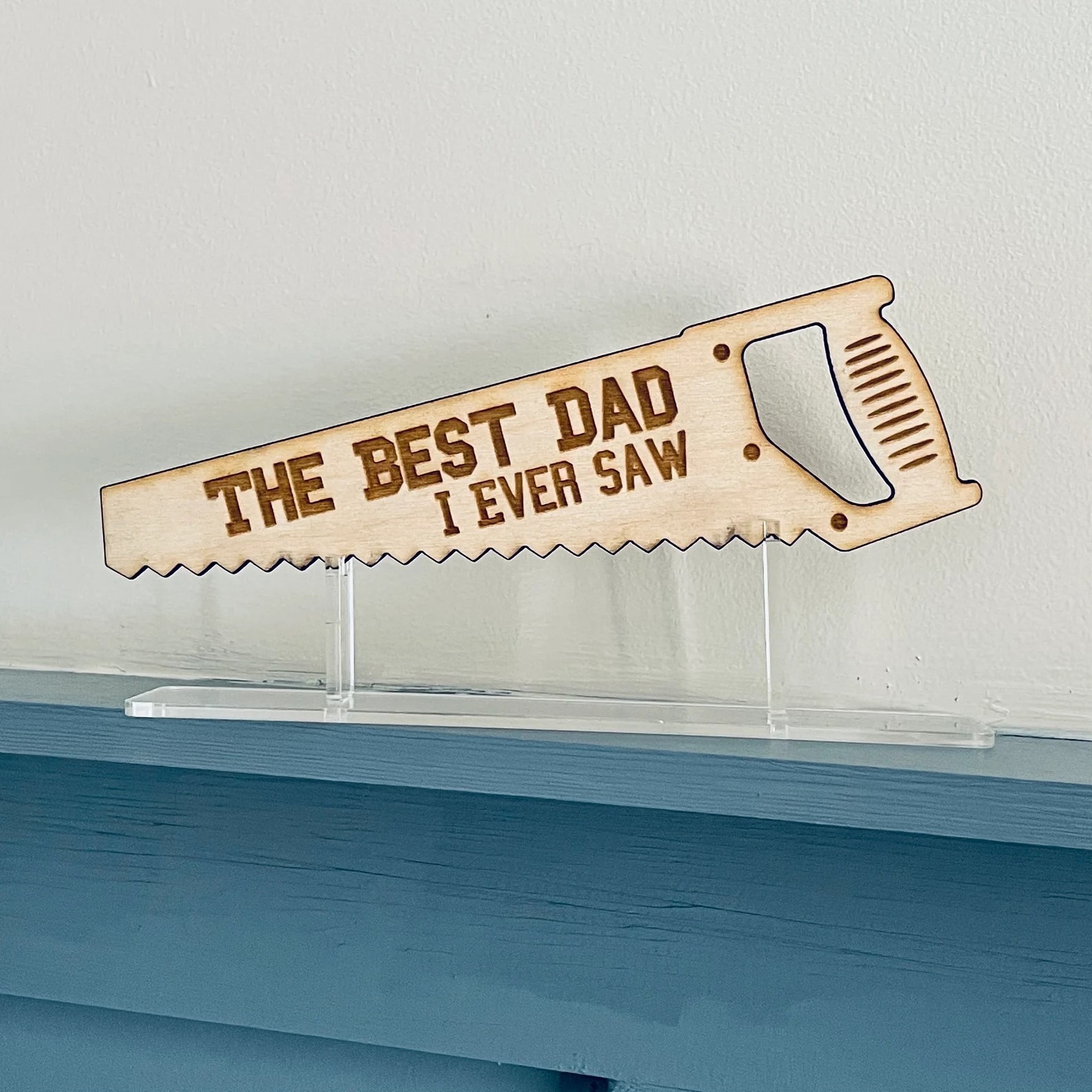👨‍👧‍👦Father's Day Gift🎁- Wooden Plaque With Arcylic Stand