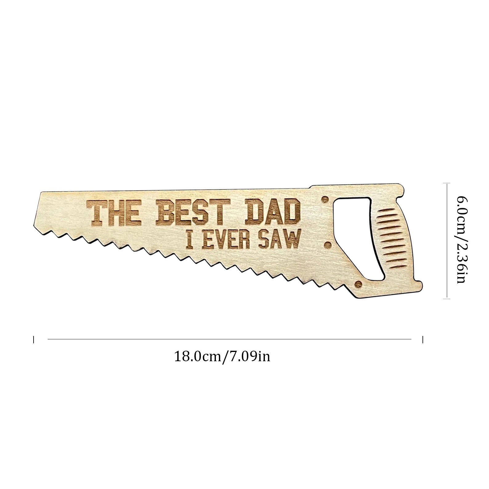 👨‍👧‍👦Father's Day Gift🎁- Laser Engraving Wooden Plaque With Arcylic Stand
