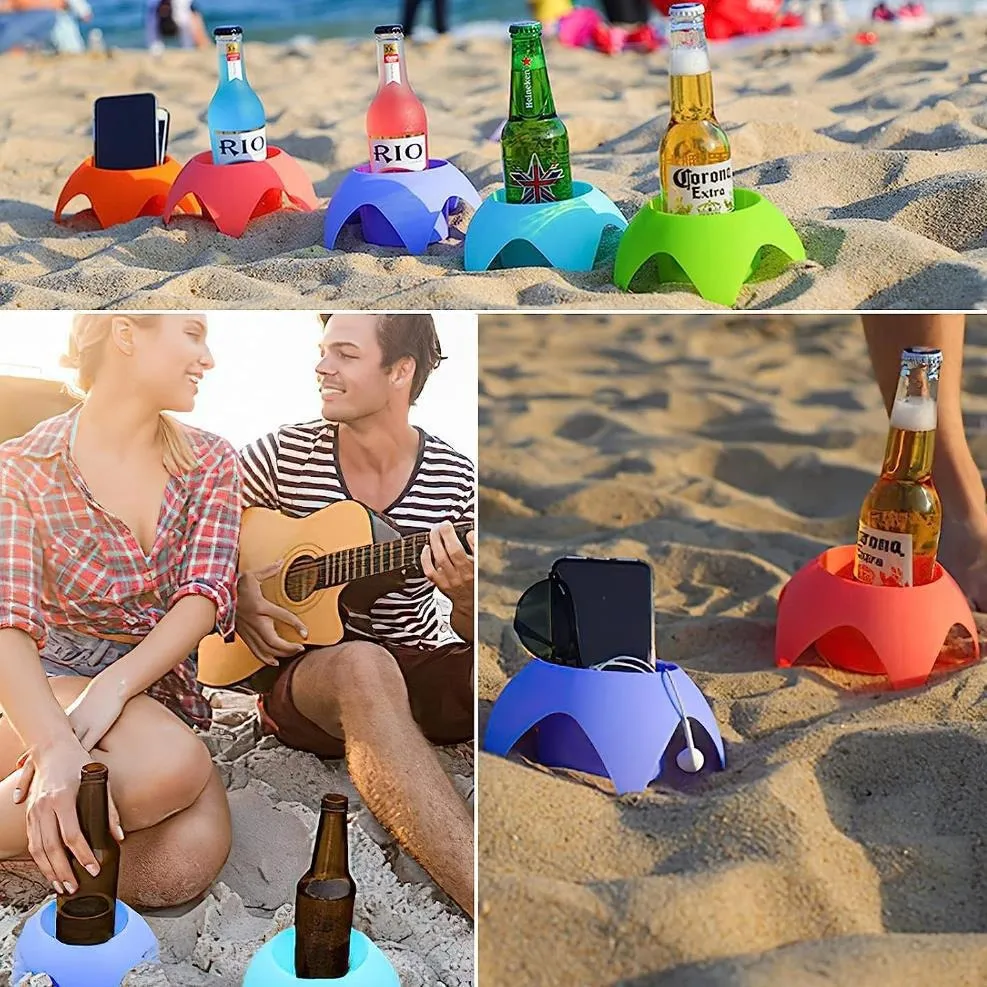 Beach Drink Cup Holder Sand Coasters