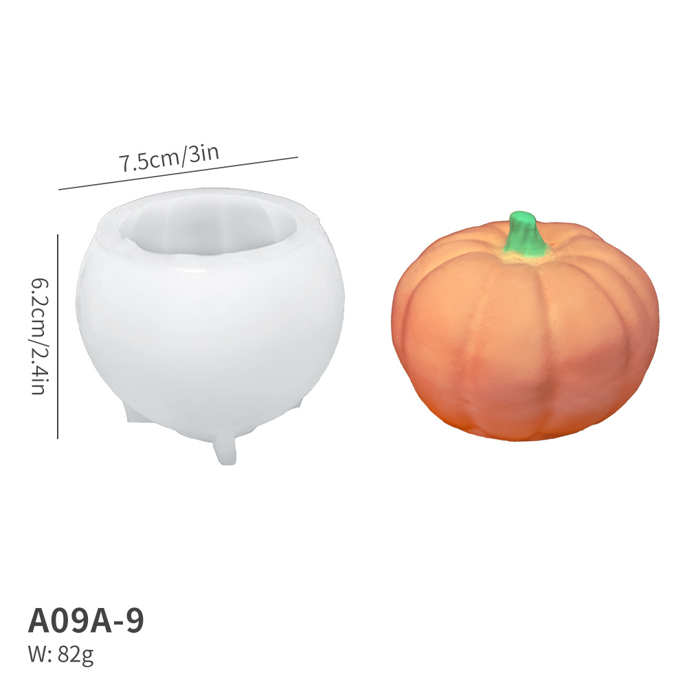 🕯️3D Halloween Pumpkin Silicone Mold🎃
