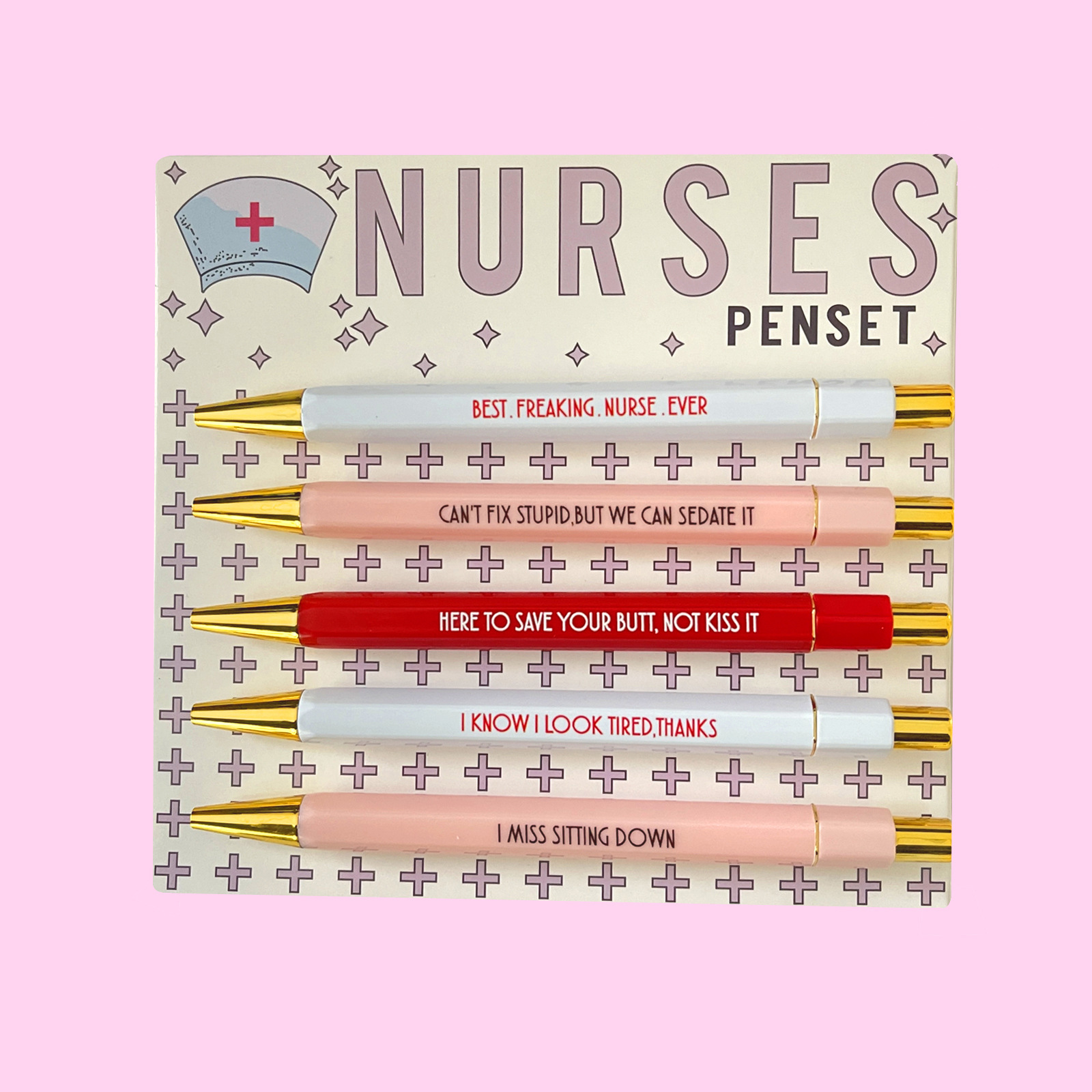 Funny Nurses Pen Set