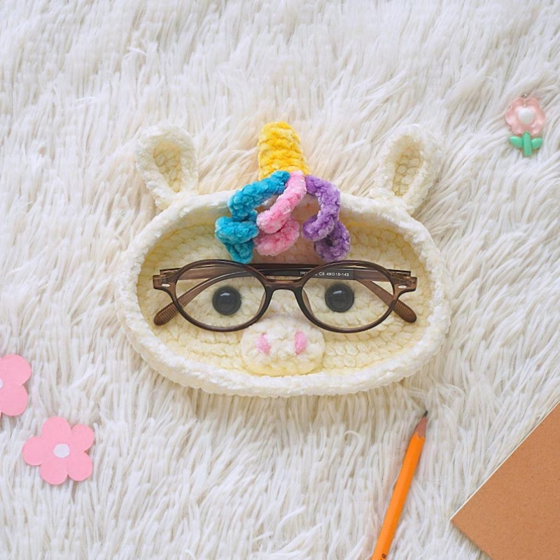 👓🦙 Knit Animal Glasses Holder
