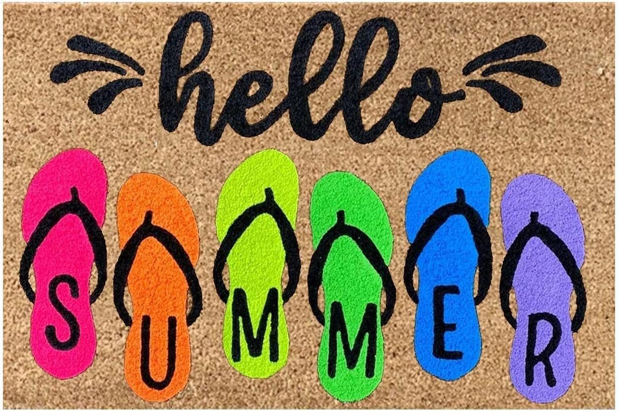 🔥LAST DAY PROMOTION 🔥 Summer Holiday Welcome Floor Doormat🥰