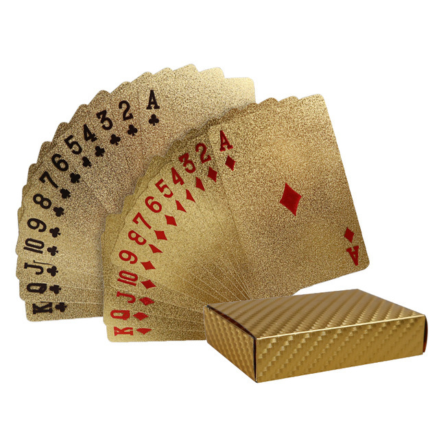  Luxurious Gold-Plated Playing Cards