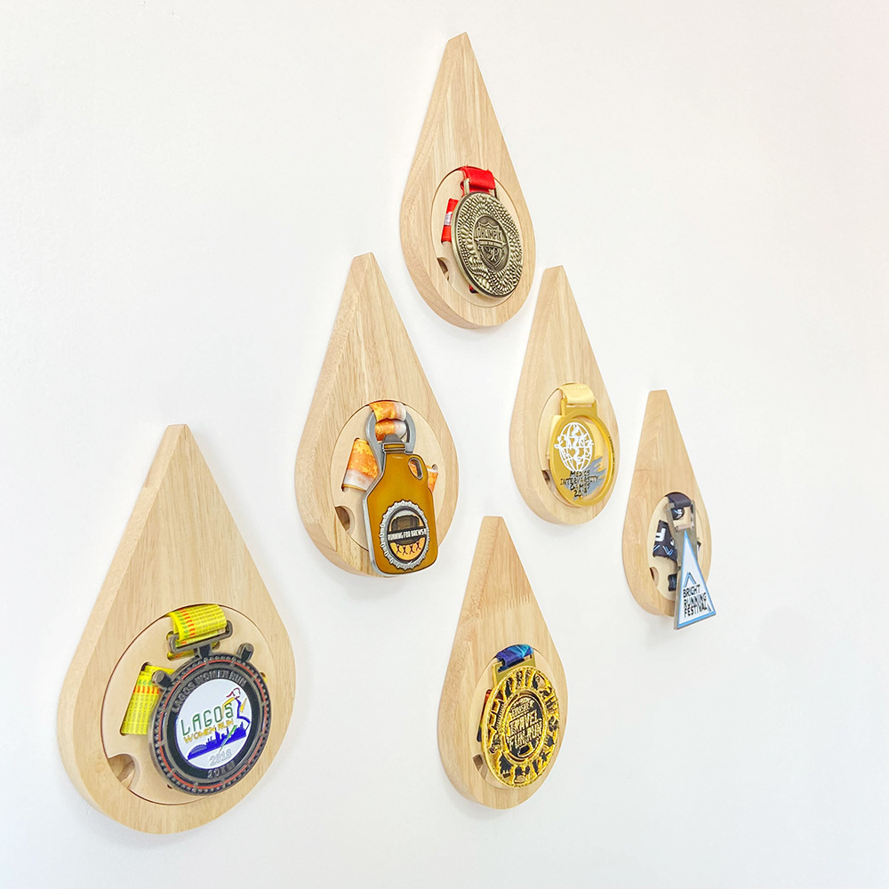 Solid Wood Medal Hangers