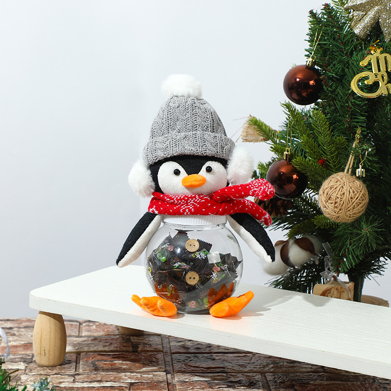 🐧🎄 Christmas Penguin Candy Jar Buddy – 🎄🐧