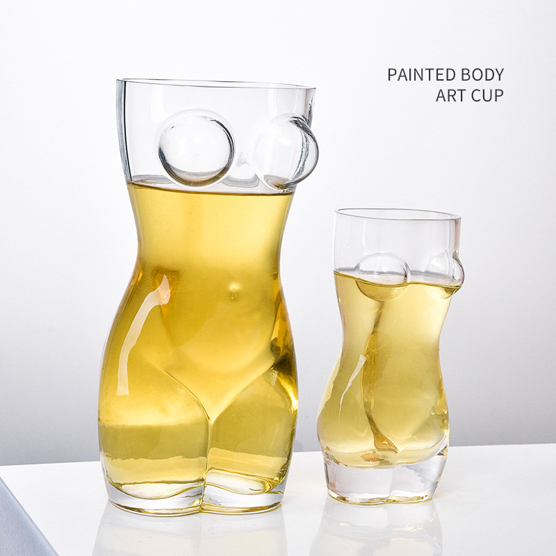 🏖Summer Refreshing Human Art Beer Mug