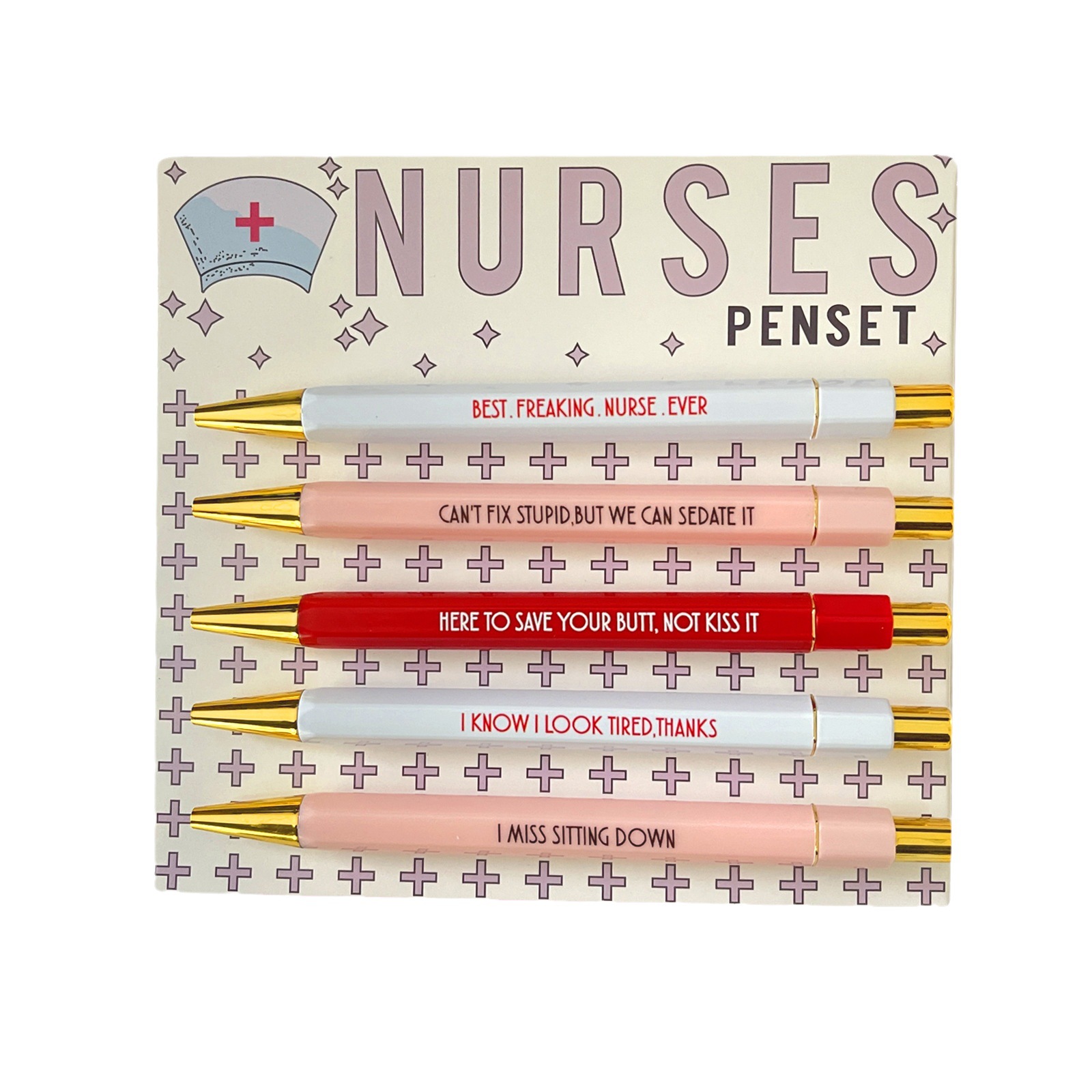 Funny Nurses Pen Set