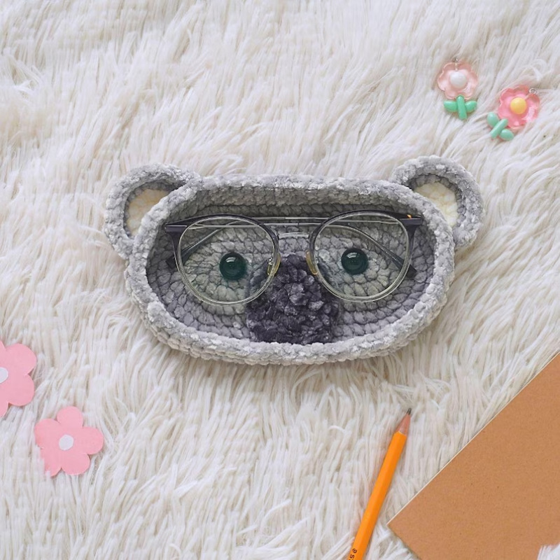 👓🦙 Knit Animal Glasses Holder