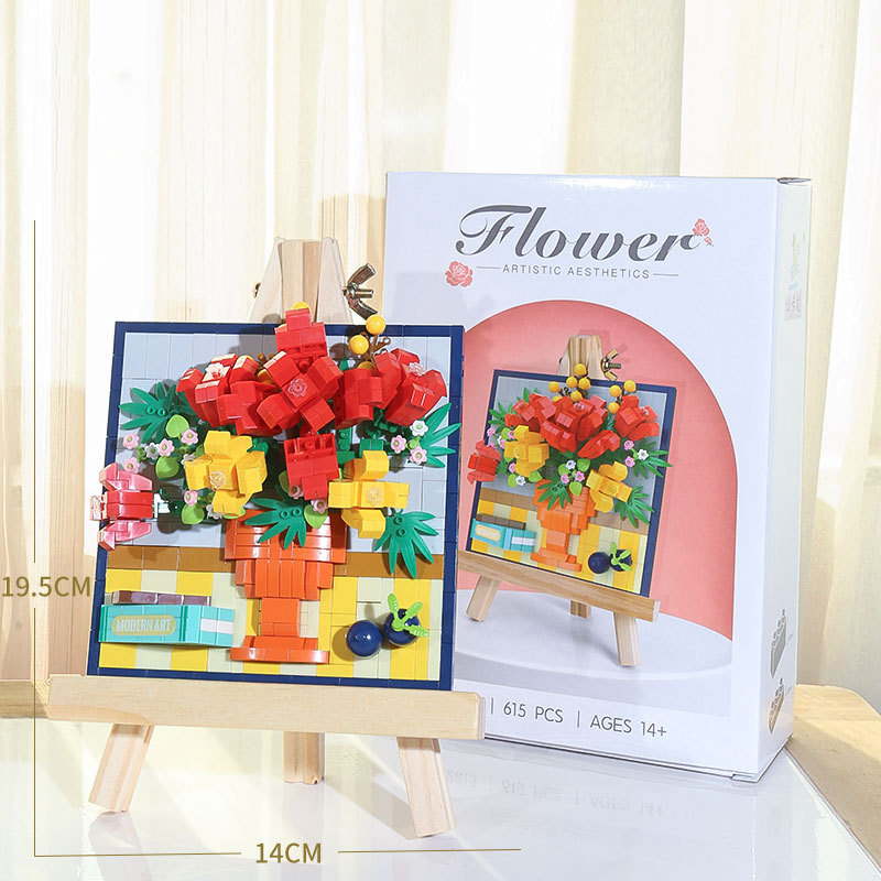 🔥Mother's Day Hot SALE🔥3D Perpetual Flower Block - The Best Gift For Mom